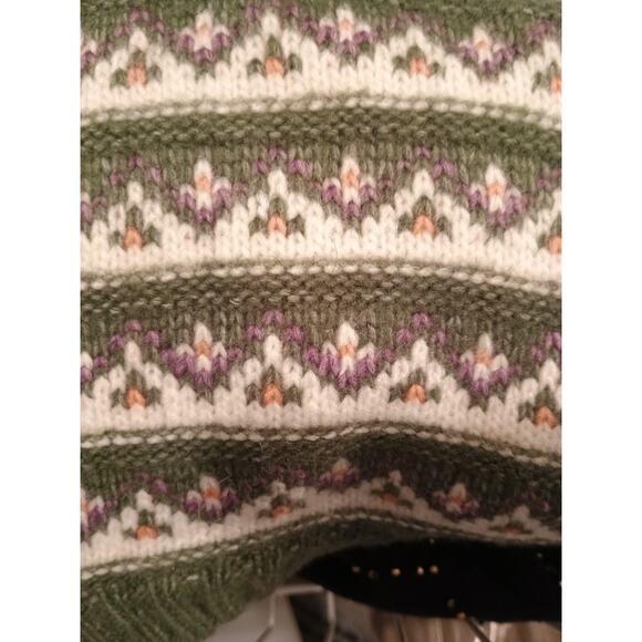 Croft & Barrow Women’s Fair Isle Ultra Soft Sweater Cabincore Nordic Winter Lg - Picture 10 of 11
